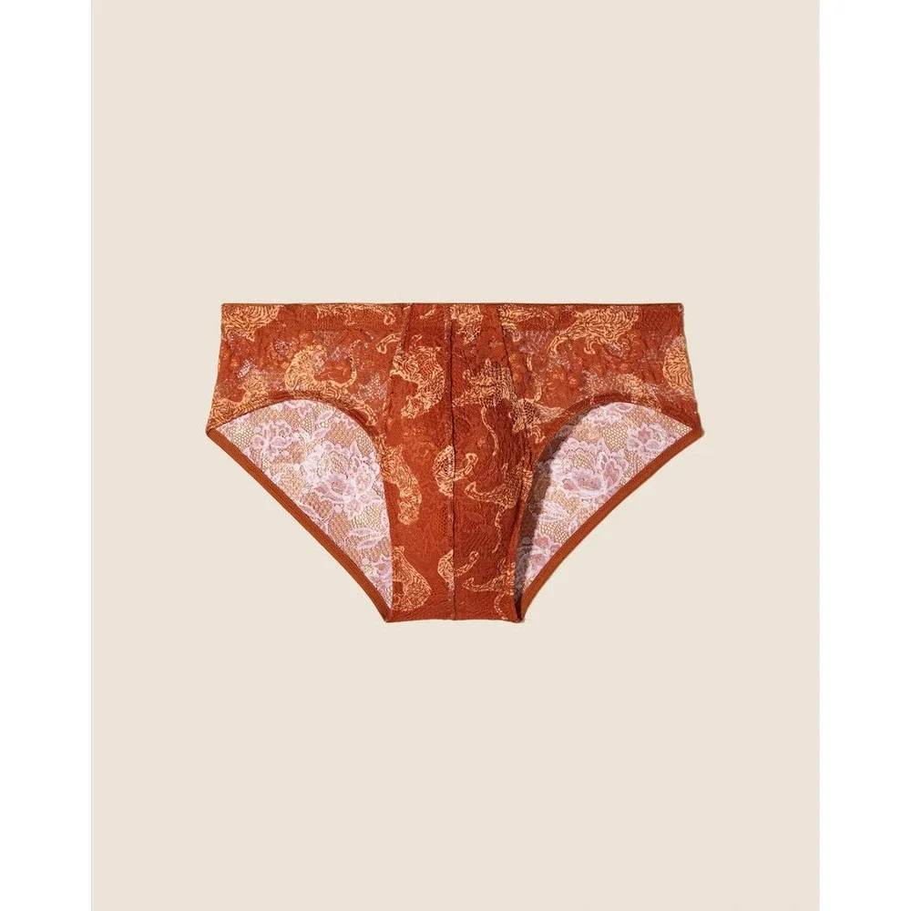 COSABELLA NSN Men's Printed Comfort Micro Brief Sahara‎ Tiger / Size L - NWT